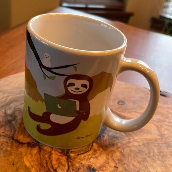 Dana Sow Design Sloth Story Mug Kikkerland - Picture 1 of 7